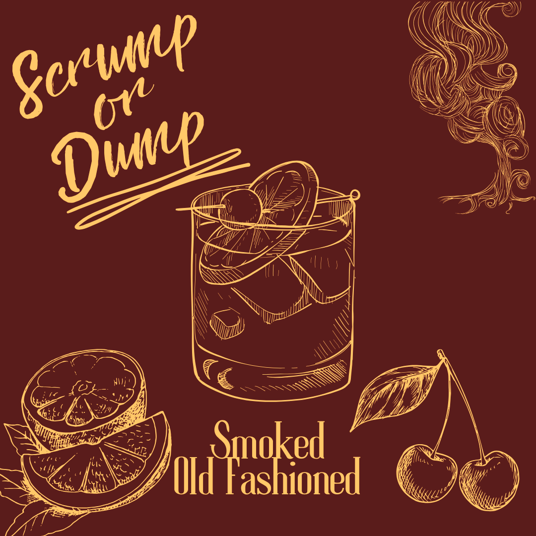 smoked old fashion cocktail