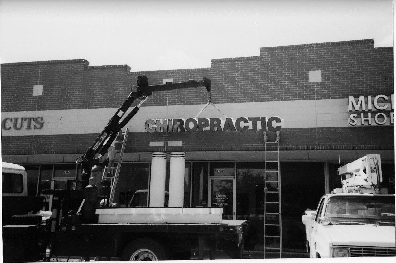 Getting Addison Chiropractic Sign