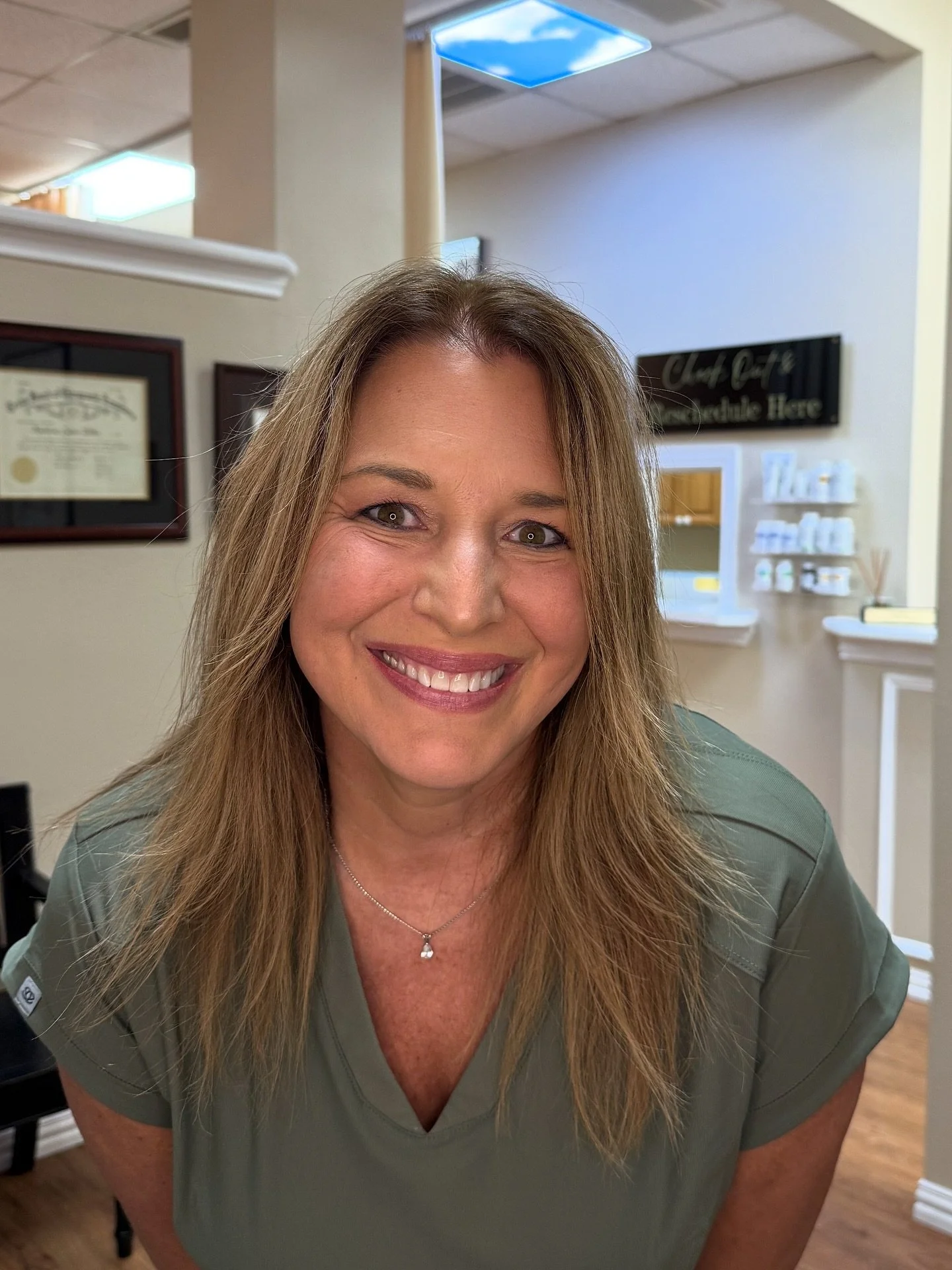 Had the town of Addison here today to interview Dr. Madeline about 25 years in Addison. Fun experience!!! #addisontx