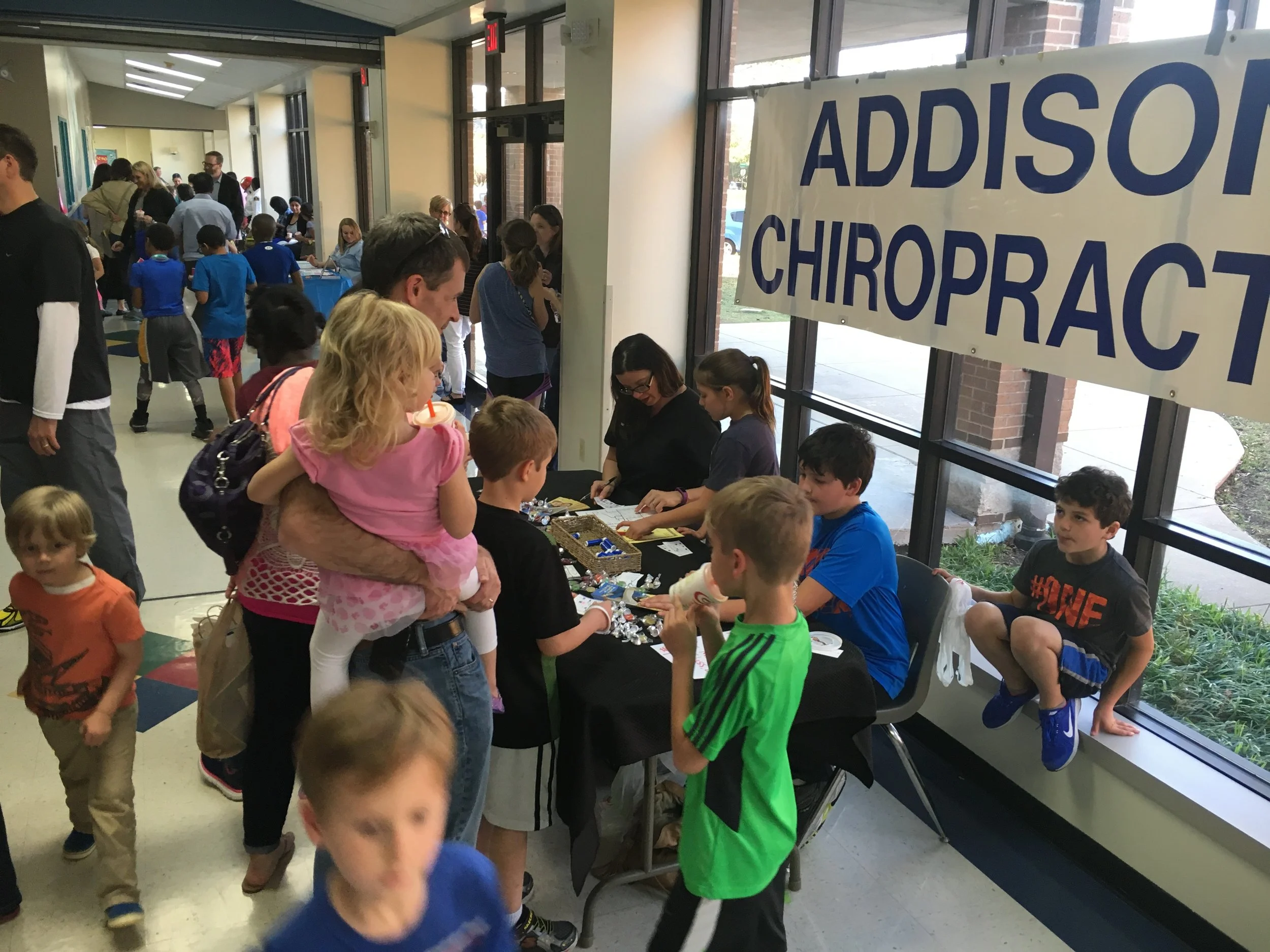 Addison Chiropractic Educating elementary students