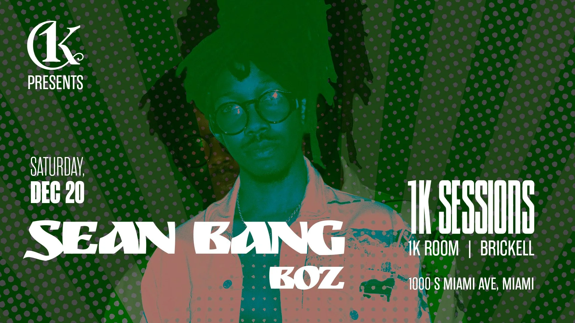 SEAN BANG & BOZ AT ONE K SESSIONS IN BRICKELL