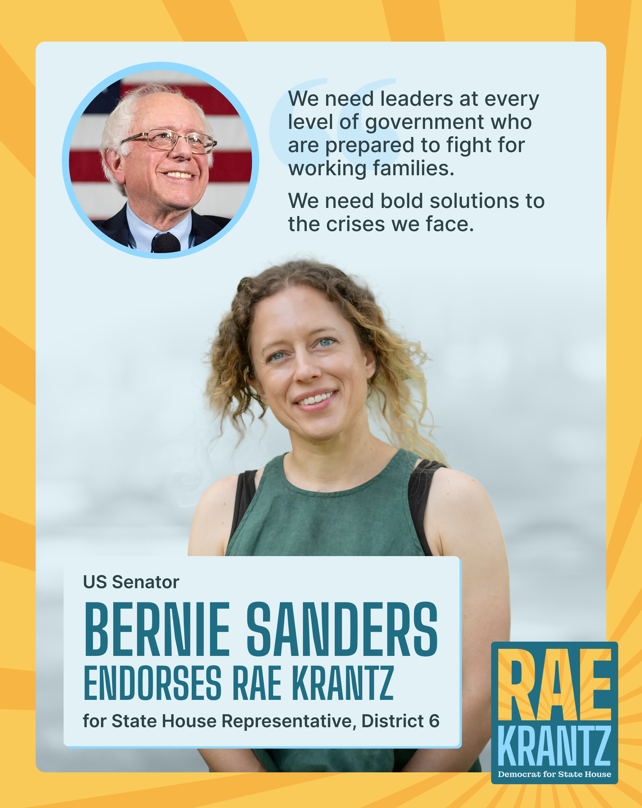 Endorsements — Rae Krantz for Delaware State House District 6