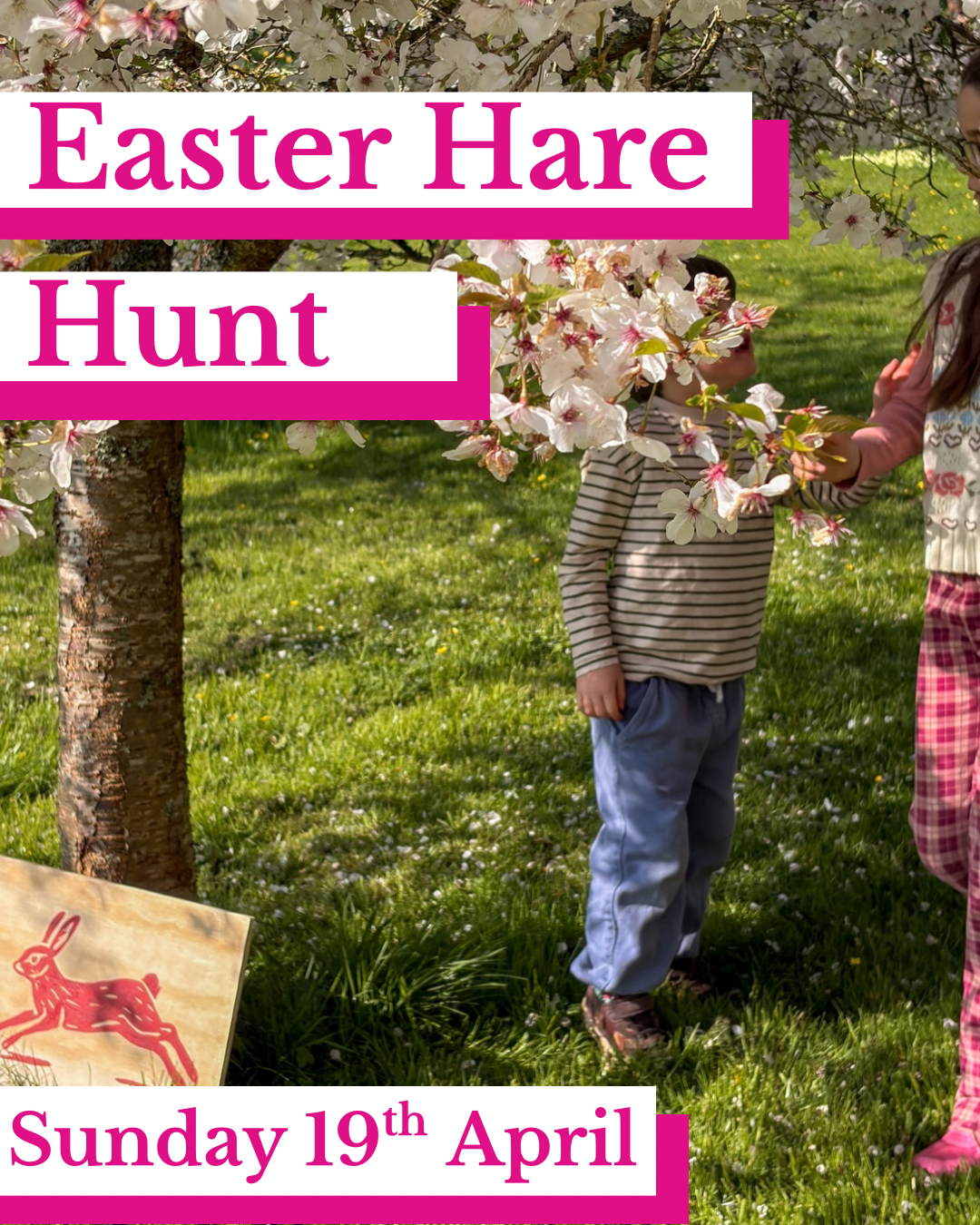 Easter hunt at Mothecombe Gardens