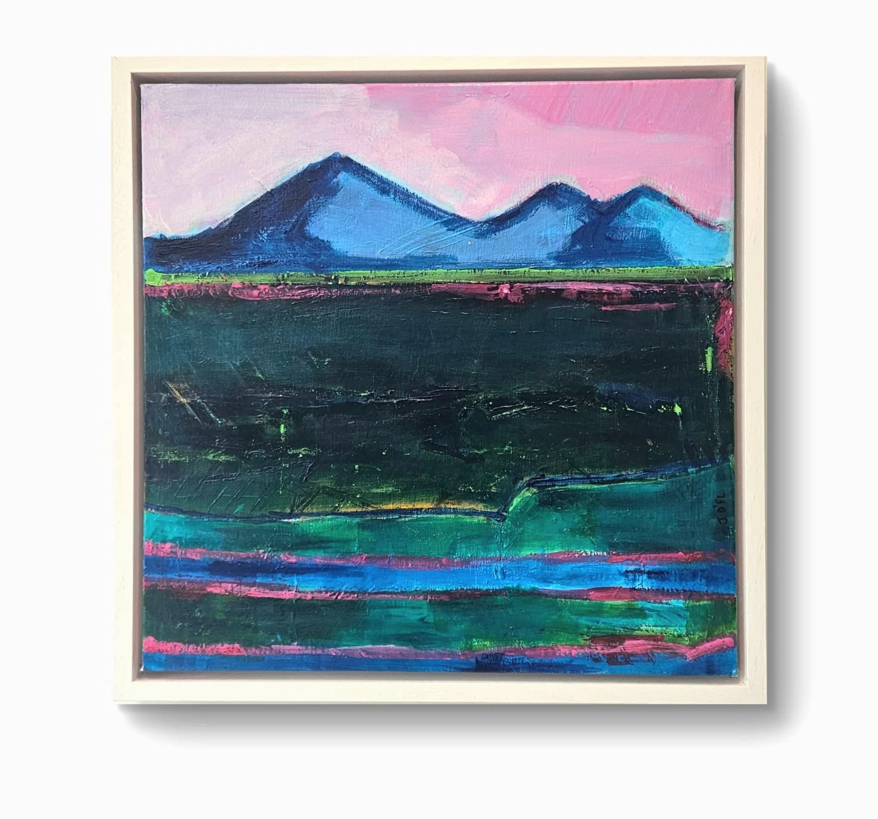 Spéir Mhaigheanta (Magenta sky)
52 x 52 cm
Acrylic on canvas