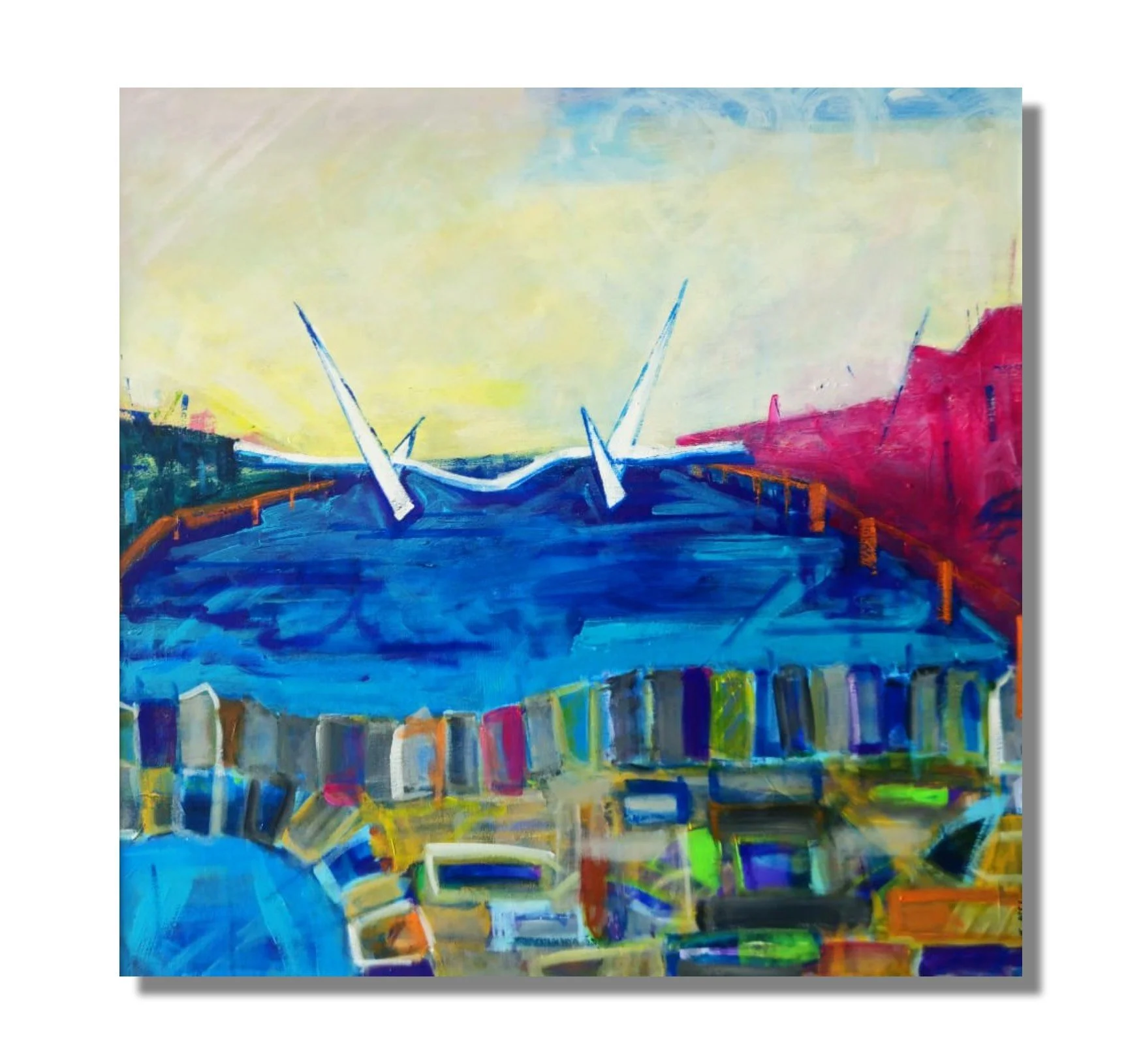 Doire
90 x 90 cm
Acrylic on canvas

Commissioned by a collector.