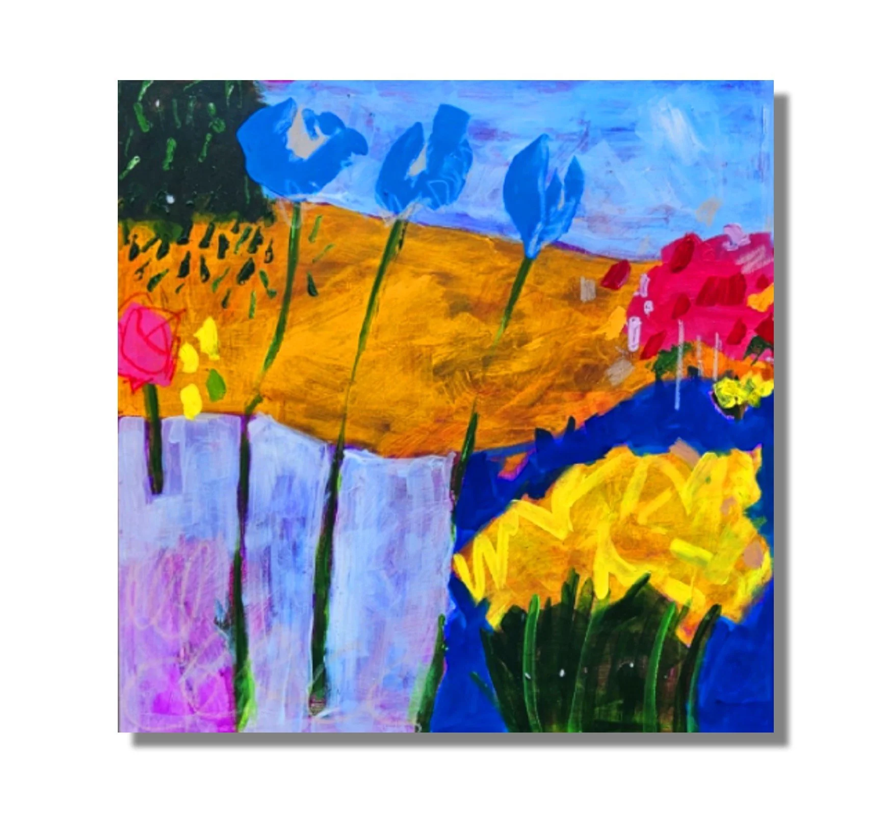 Summer in Bloom
50 x 50 cm
Acrylic on high quality canvas