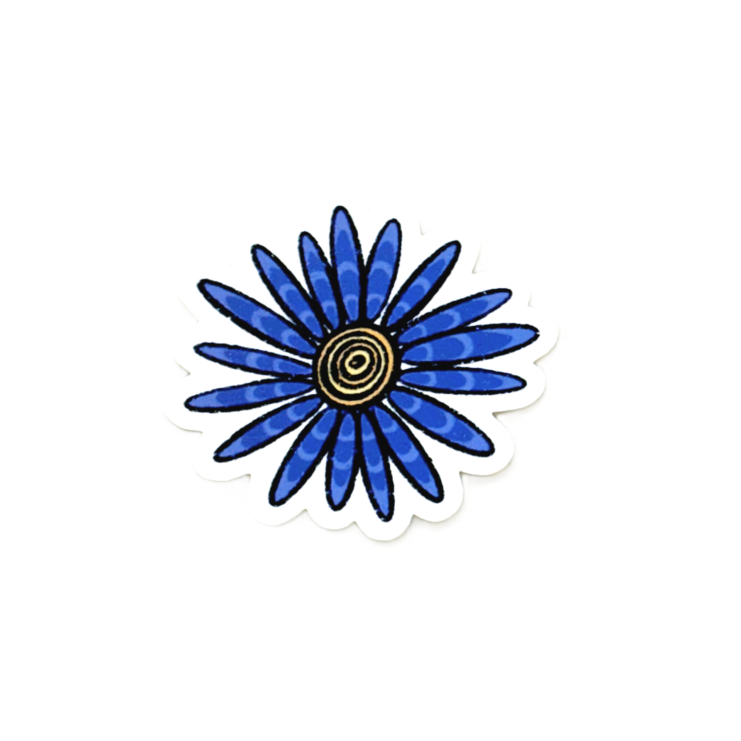 Blue Daisy Sticker