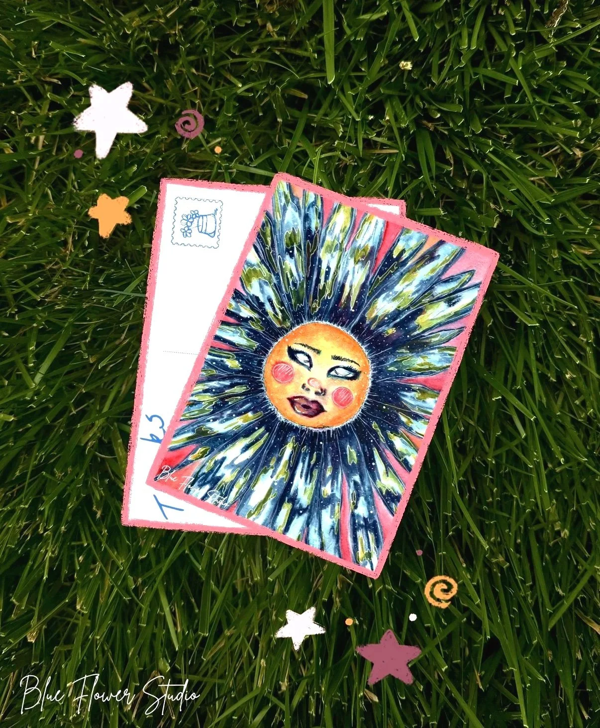 SUNFLOWER POSTCARD