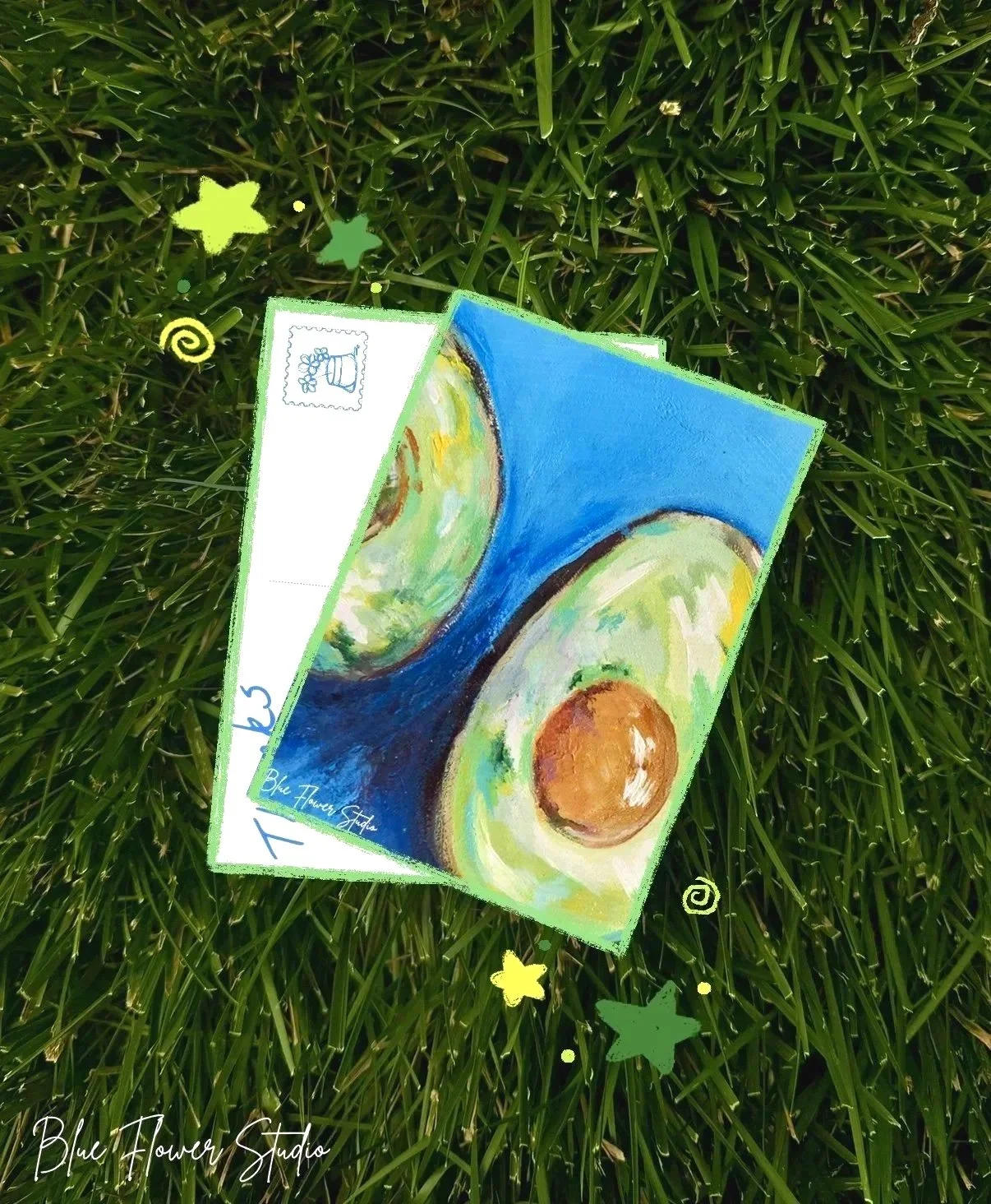 AVOCADO POSTCARD