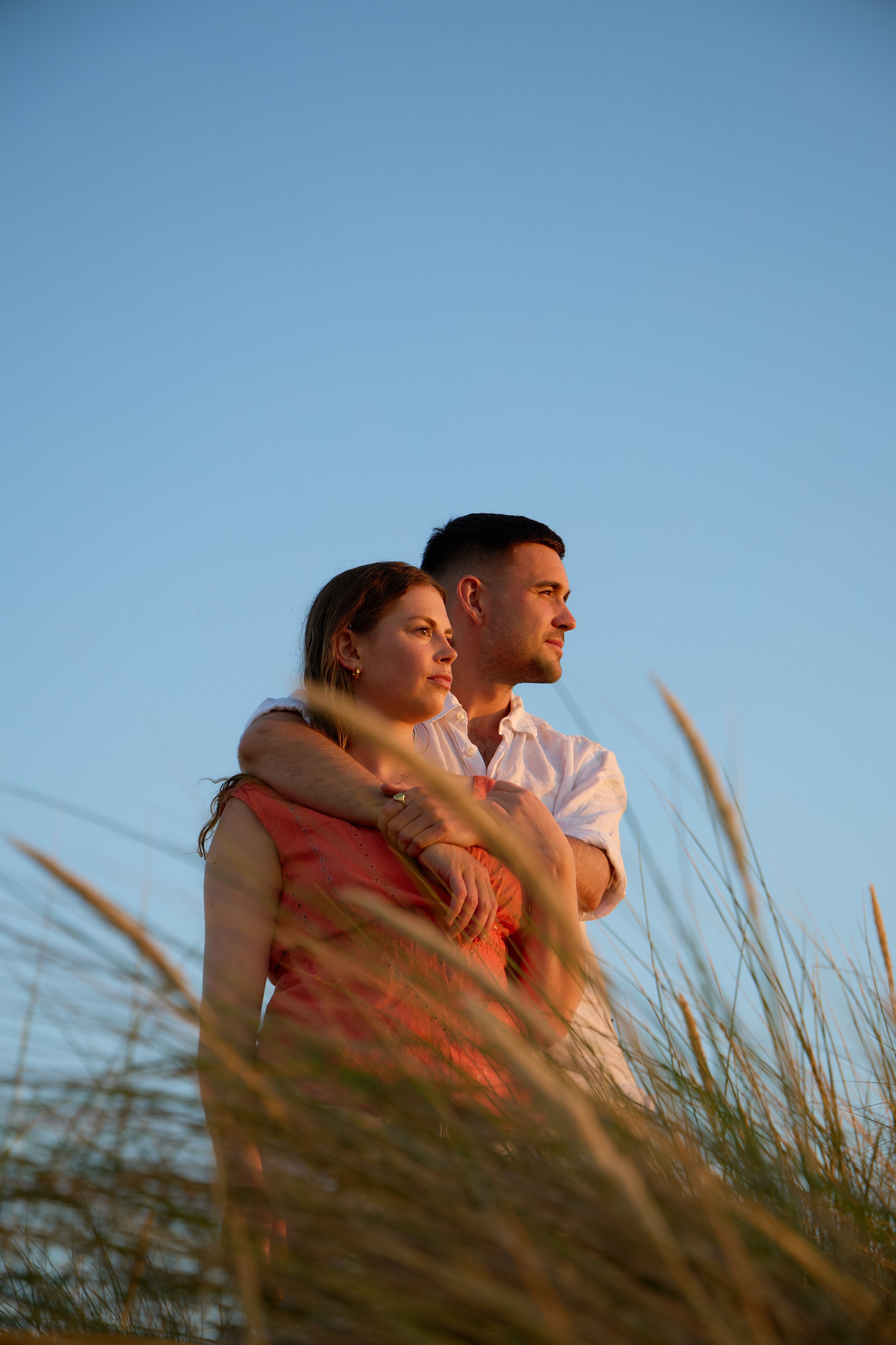 Couple photography in Old Hunstanton Norfolk. Natural and love