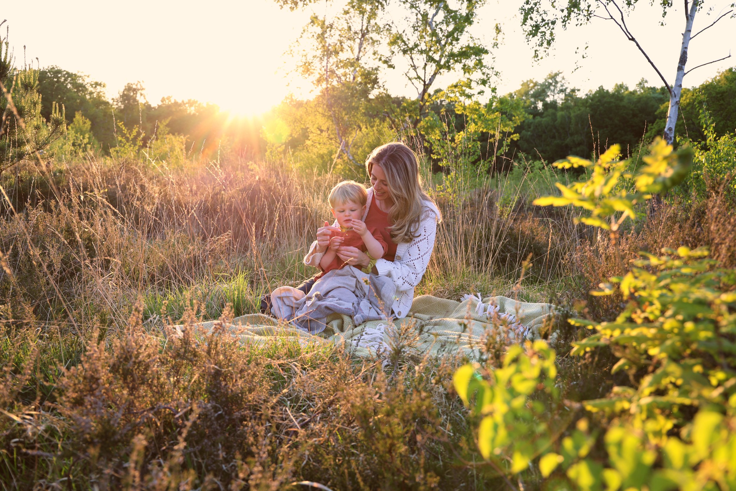Sunset shoot West Putney London and Bicester, natural and soft images, family led