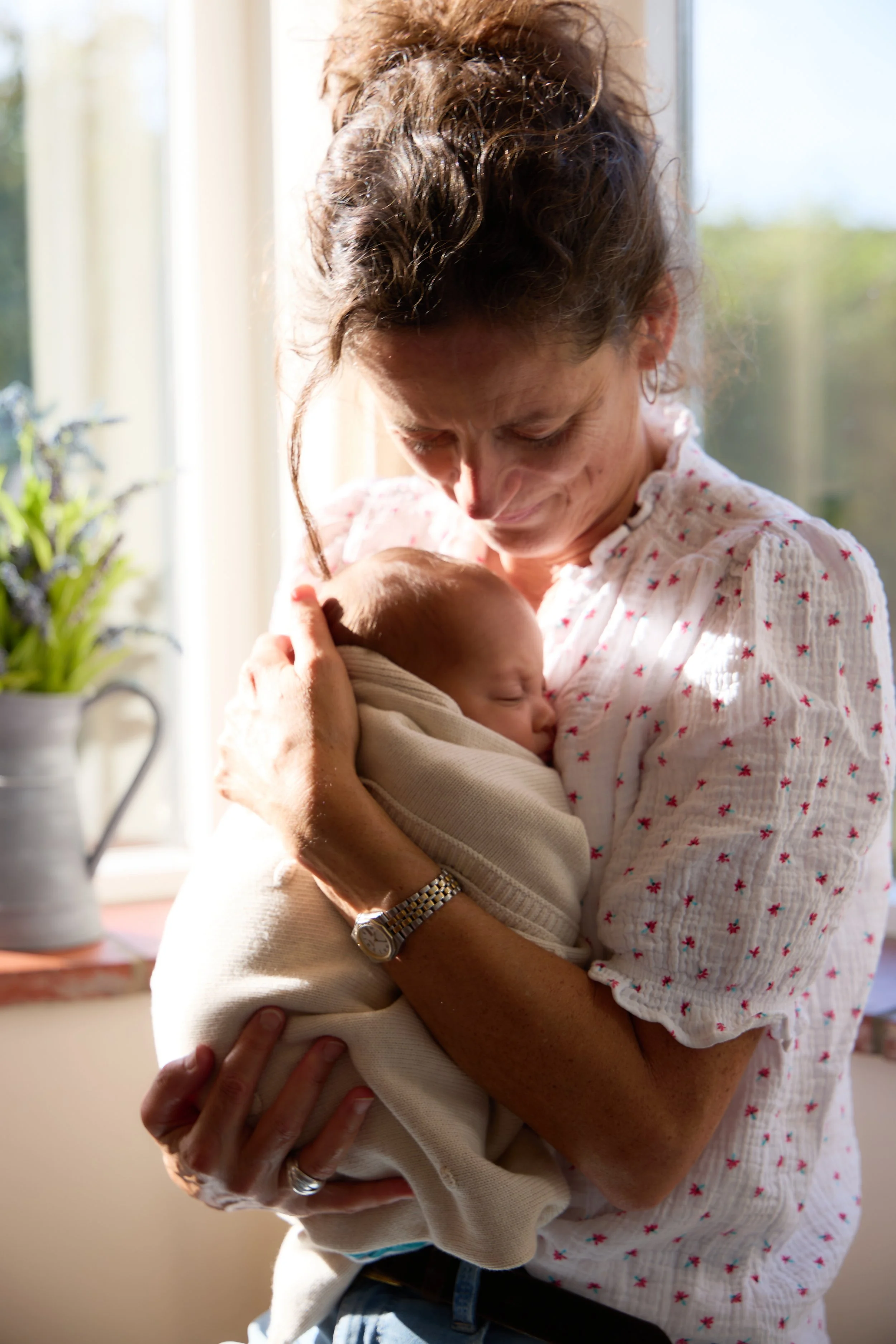 Newborn home photoshoot Oxford Natural