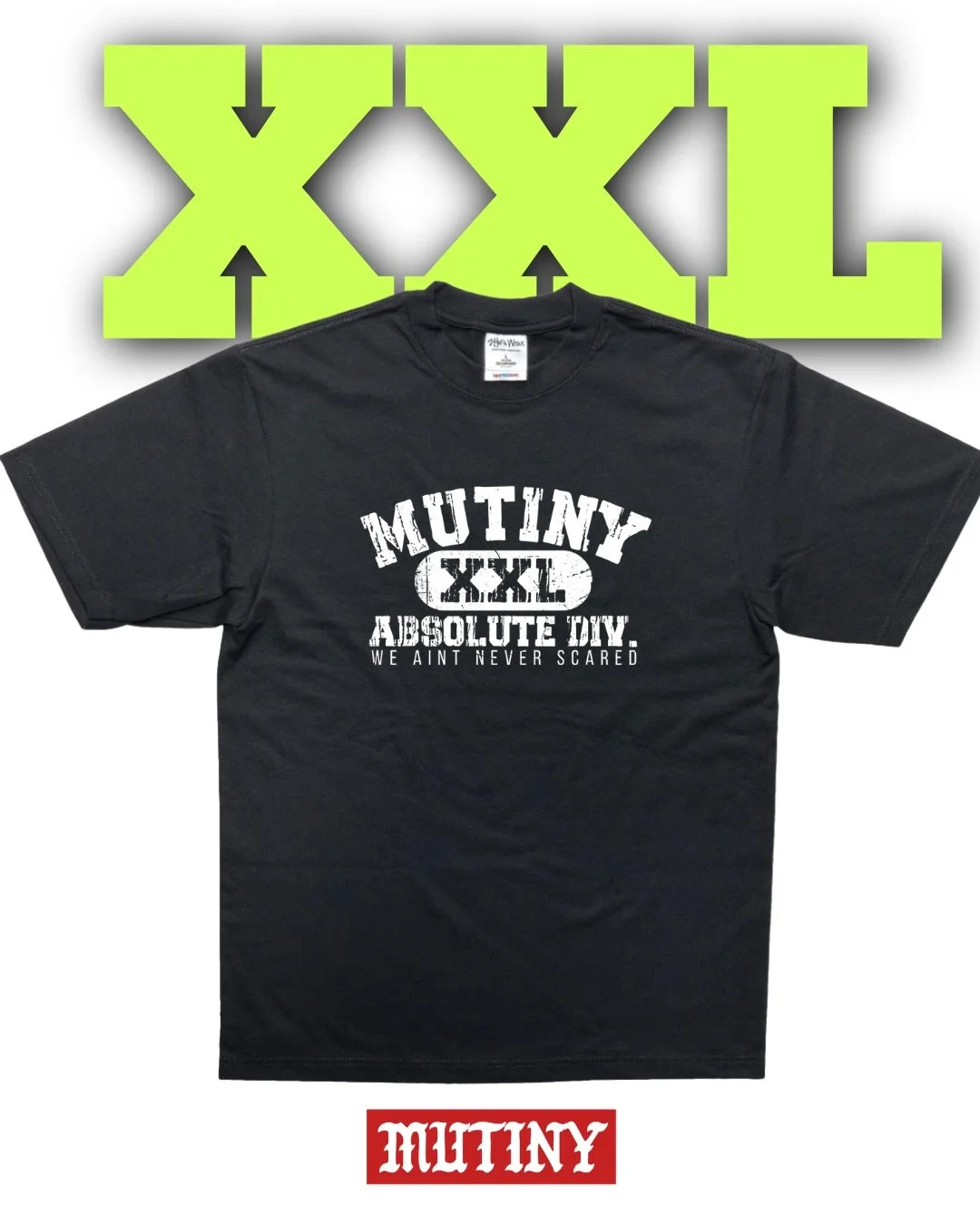 🦏 STRIKTLY FOR XL &amp; XXL🦏
Mutiny Absolute Division is live.
Get it till it&rsquo;s gone.  Click View Shop or link in bio. http://mutinywarfare.myshopify.com