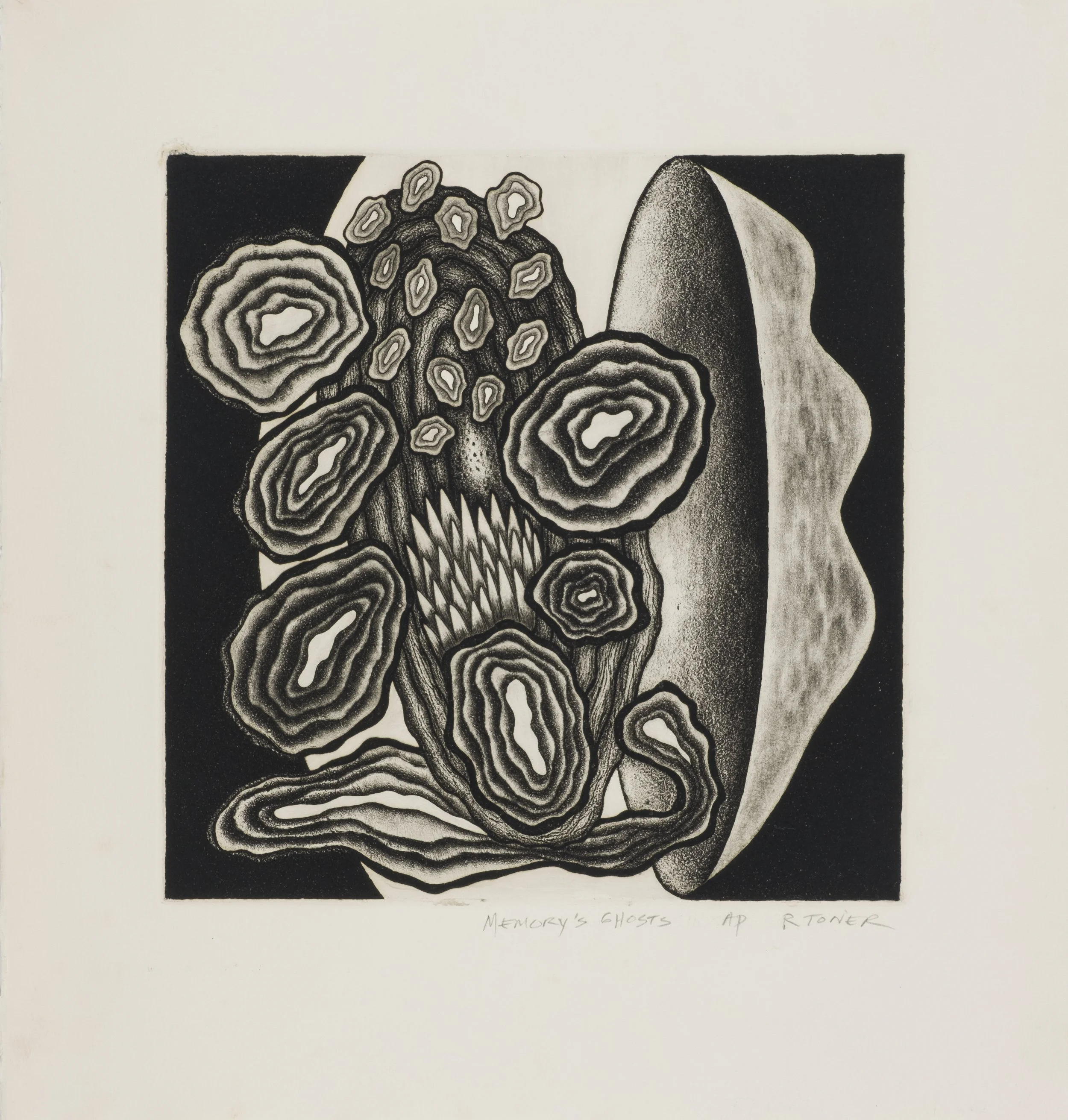 Memory's Ghosts, 10" x 10", 2006