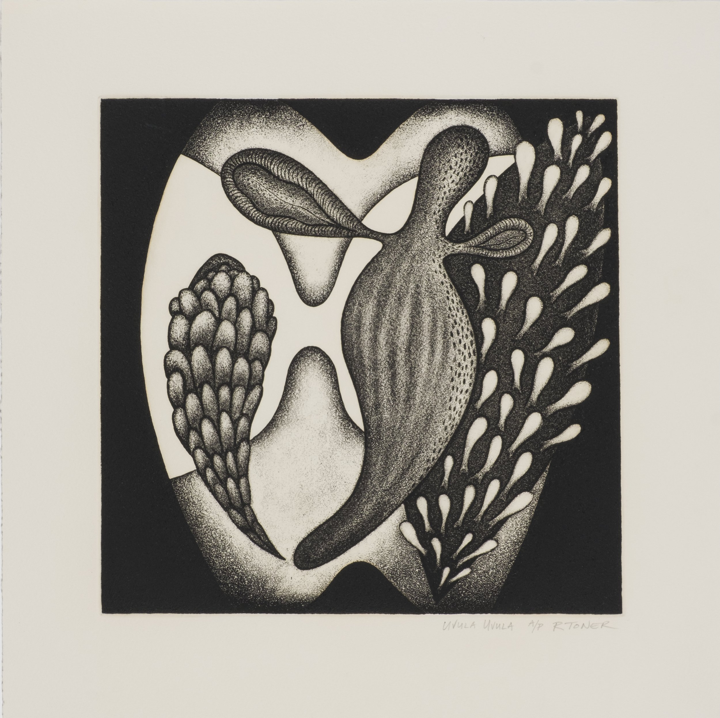 Uvula Uvula, 10" x 10", 2004