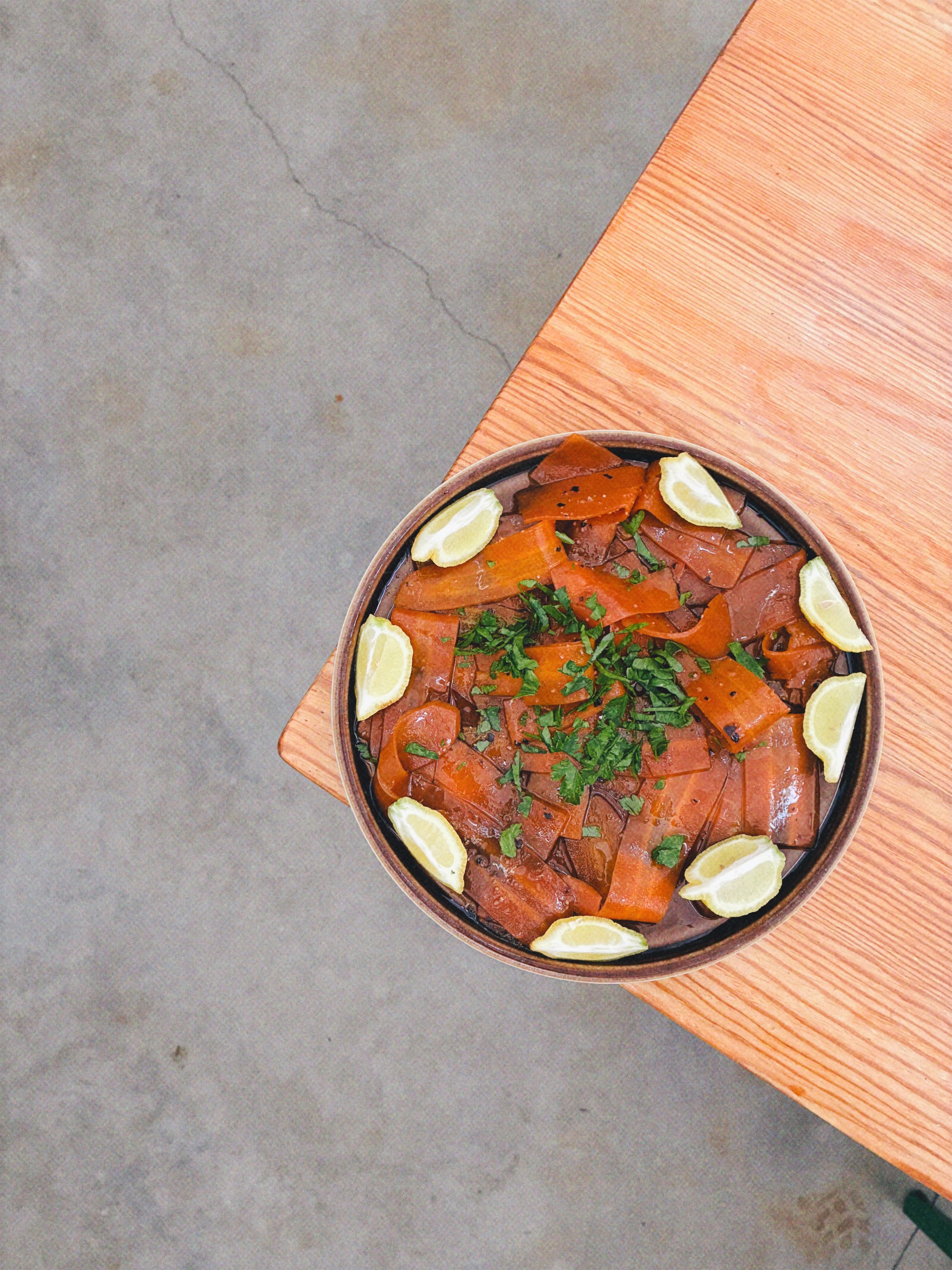 Faux Salmon (Carrot Lox)