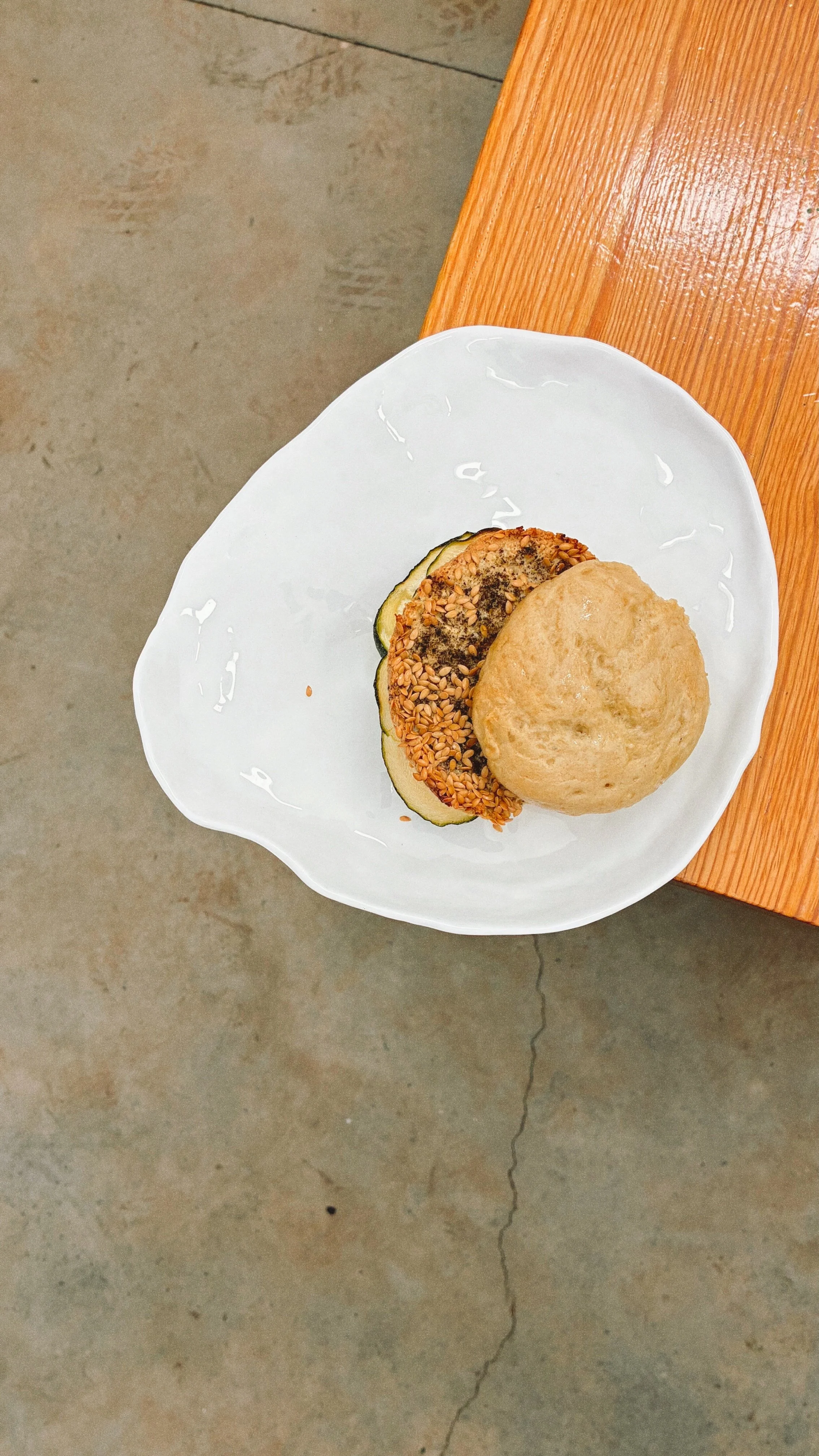 Cheesy Cashew Burger