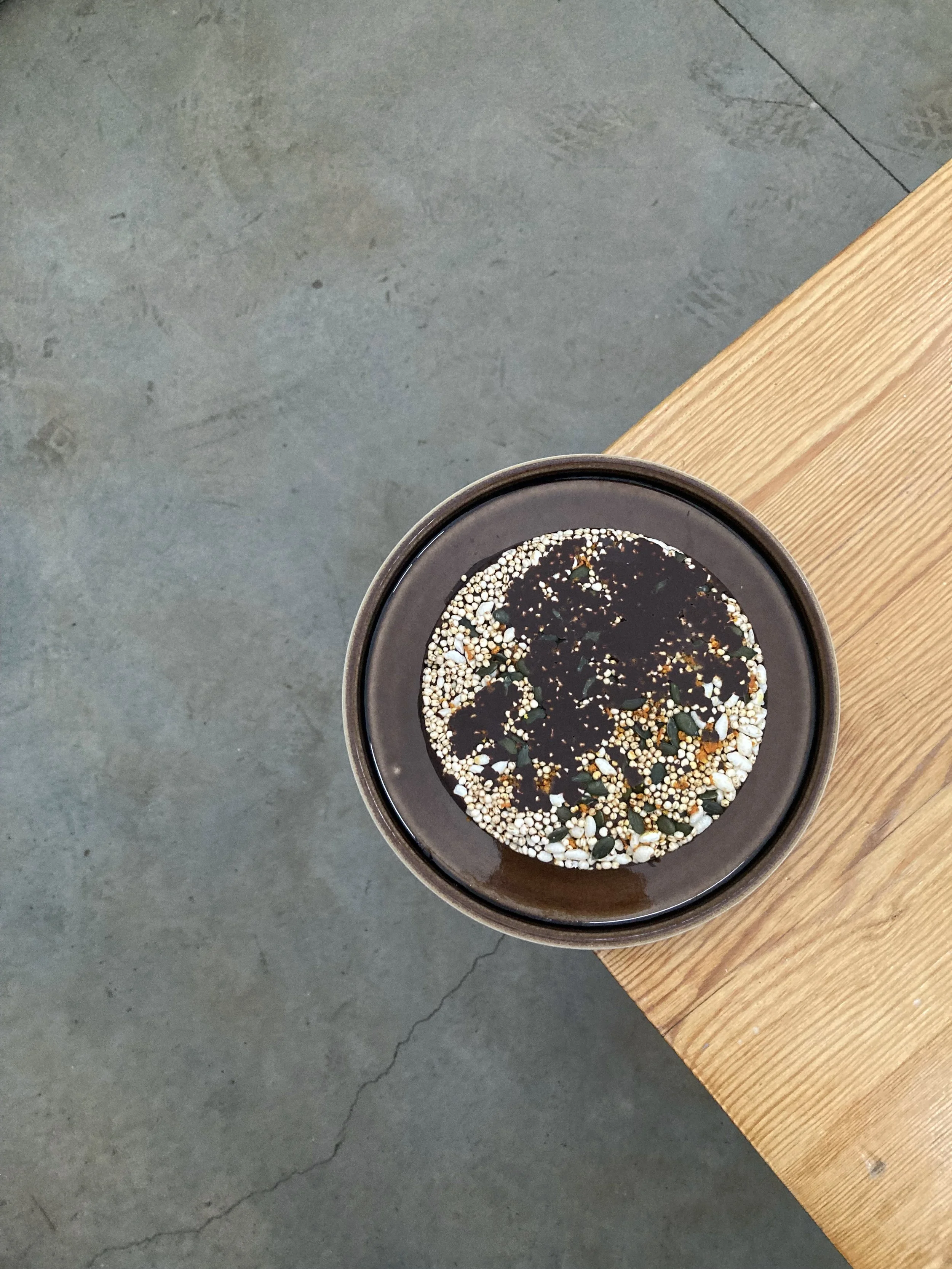 Orange protein chocolate