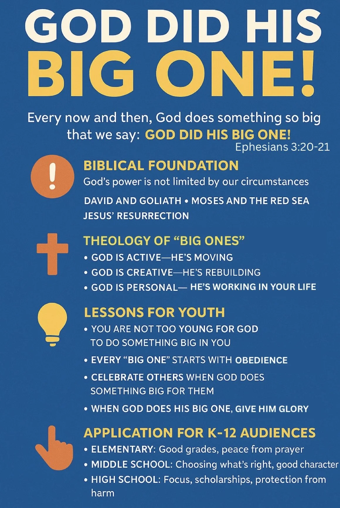 God Did His Big One