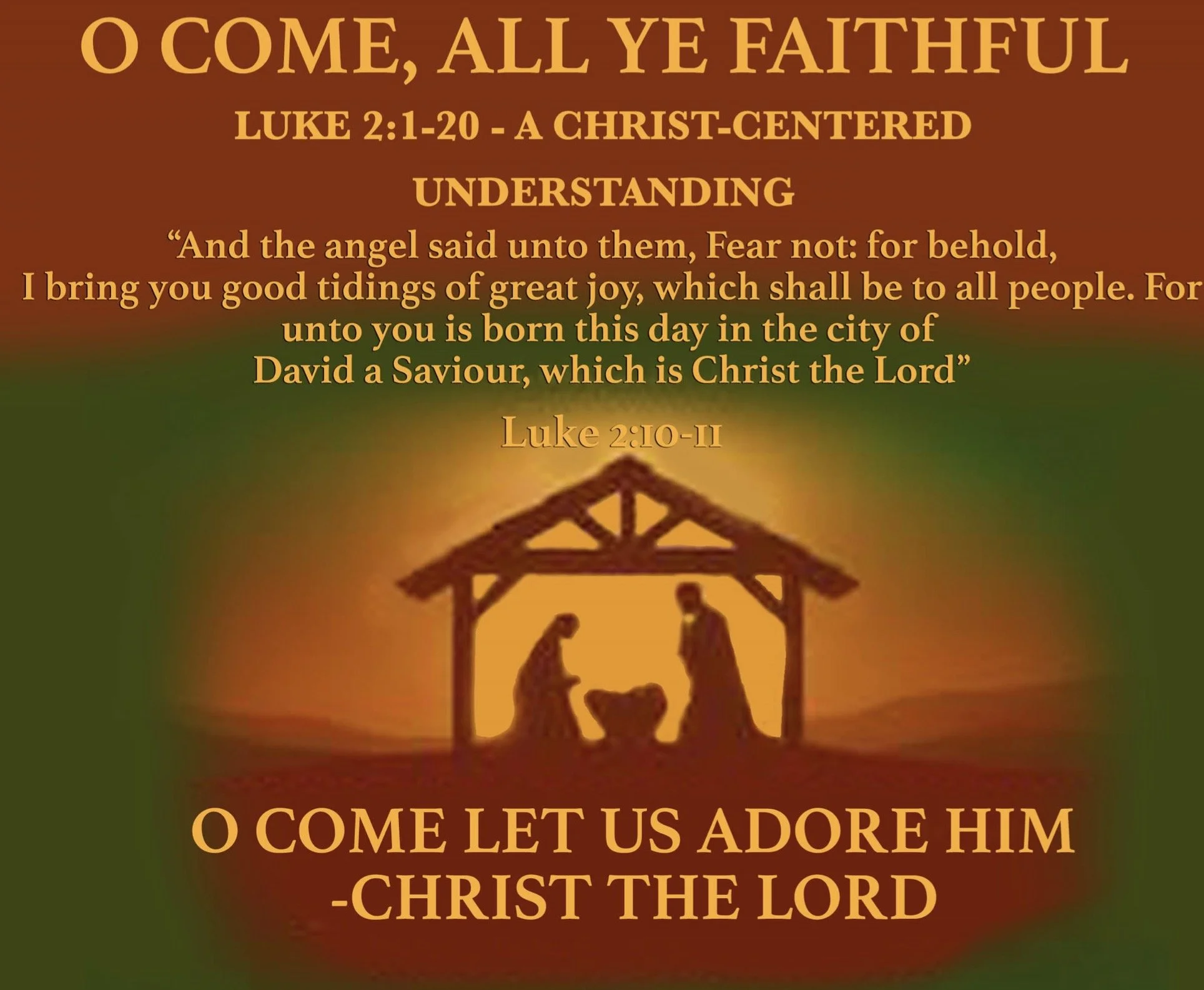 O Come All Ye Faithfull