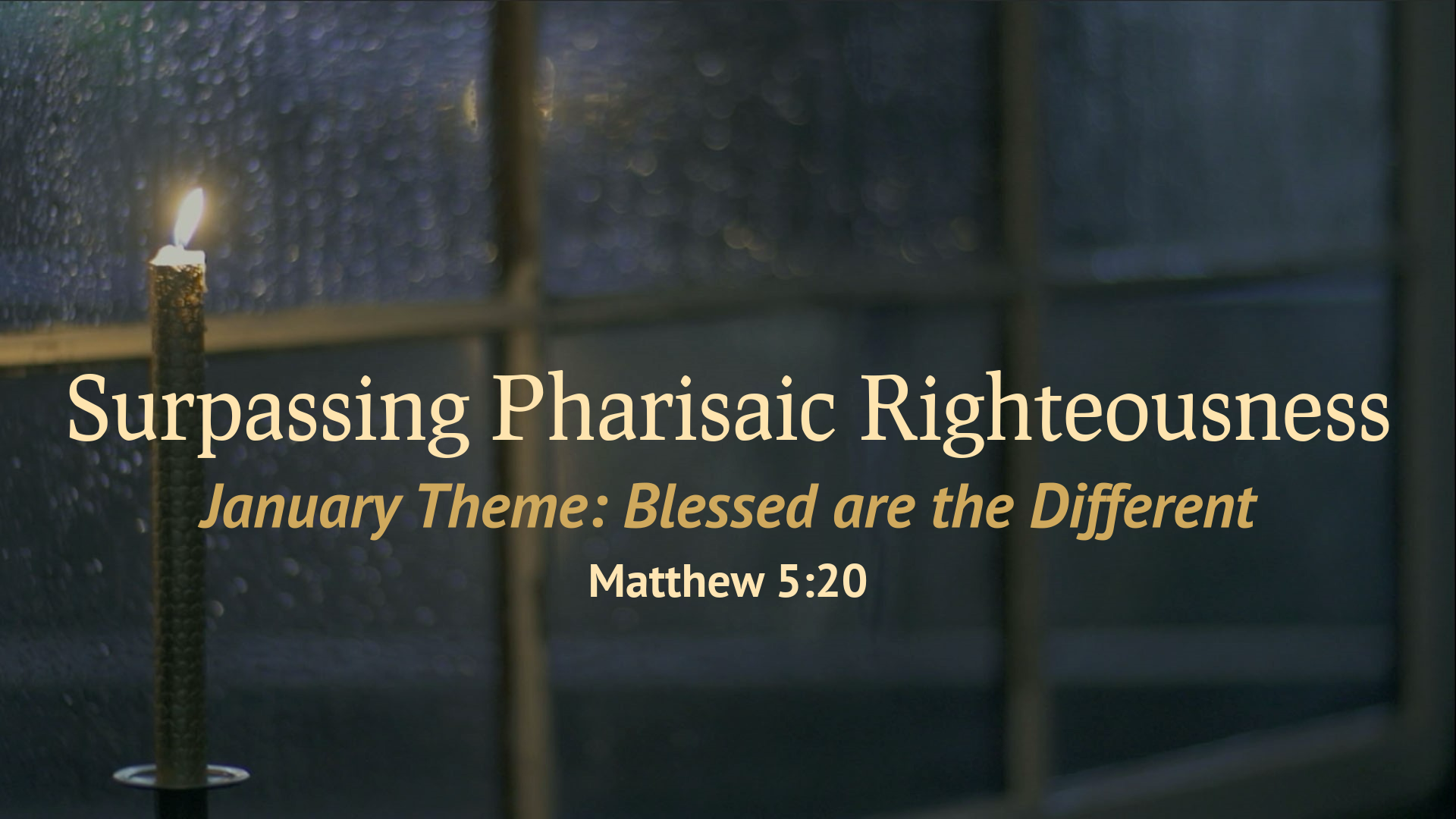 Surpassing Pharisaic Righteousness