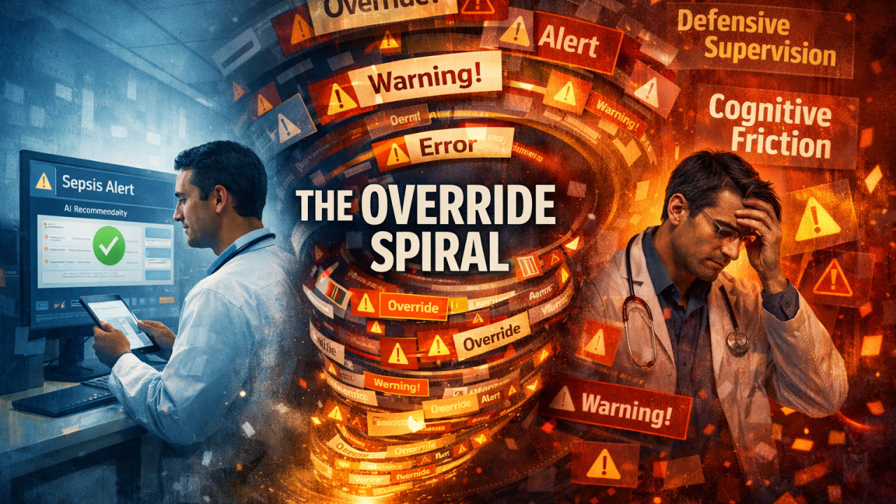 The Override Spiral: Why AI Systems Often Fail One Override at a Time