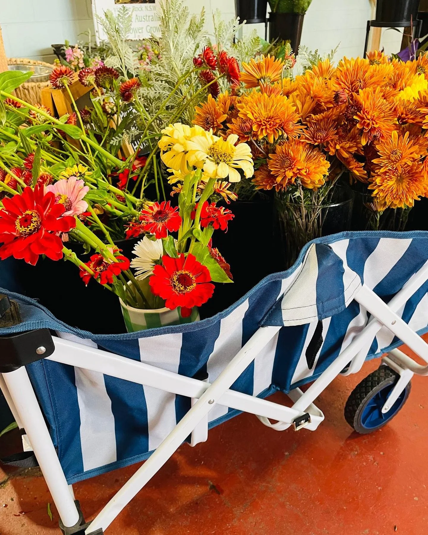 Gorgeous flowers and sweet treats available today until 1pm at our Farmers Market, come on down 180 Forsyth St Wagga.  @ivanhoeflowerfarmtherock  @cheraspatisserie #farmersmarket #growershub #sweettreats #marketday #saturday #visitwagga #wagga #river