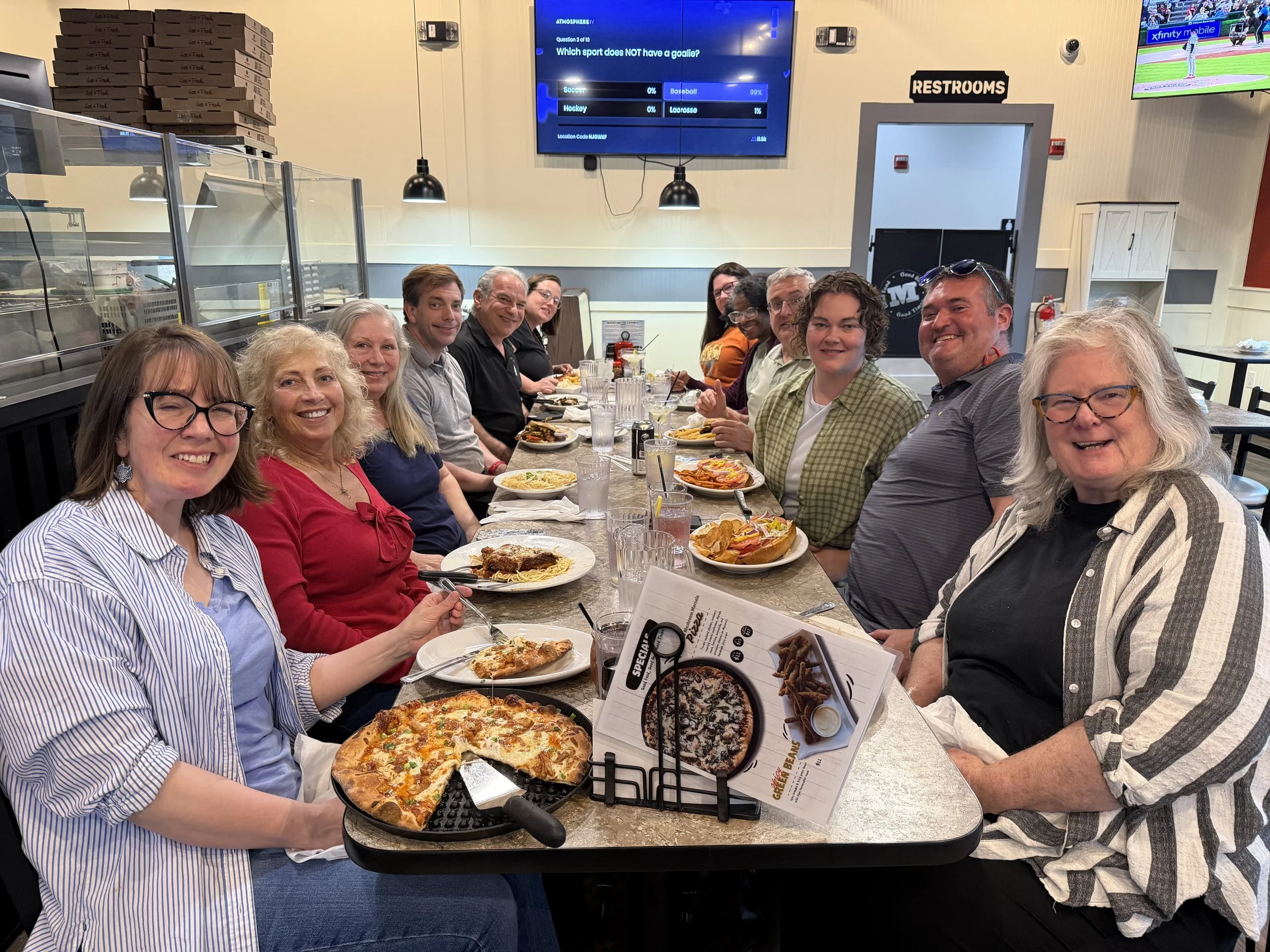 AMTA PA Volunteers at Dinner