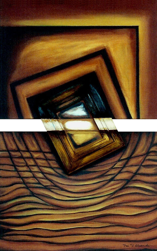 Deversity View  37.75” x 24” x 1”  Acrylic/oil Color On Overlapping Canvases