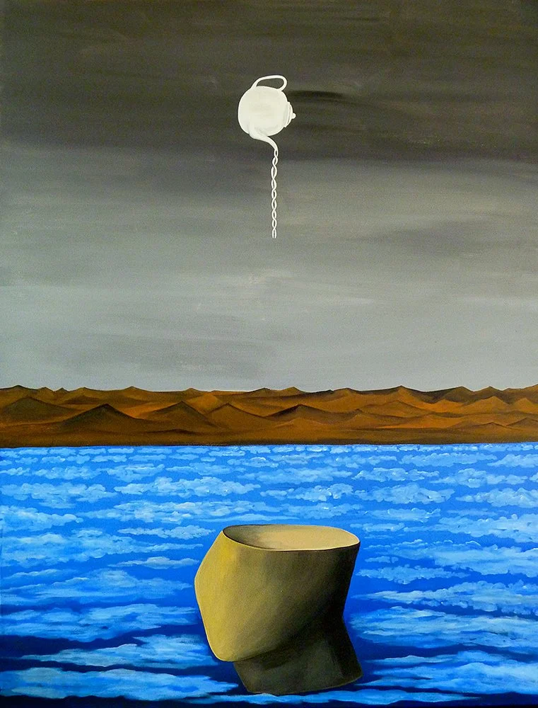 Dry land Culture 
30” x 40” x 1” 
Acrylic on canvas