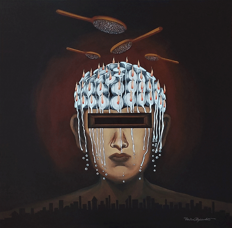 Urban Sight 
36” x 36” x 1” 
Acrylic on canvas