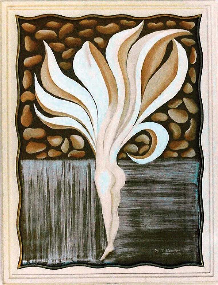 Female-Petal 
24” x 36” x 2.5” 
Acrylic on Compressedwood Board