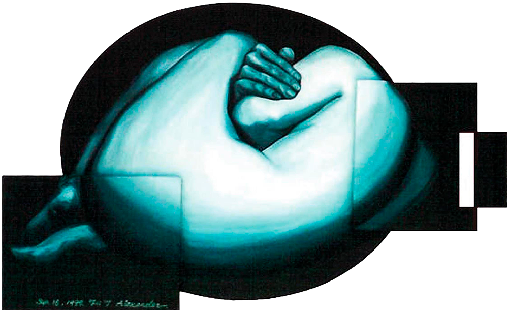 Figure Untitled No.6 
36.5” x 30” x 5” 
Acrylic on canvas