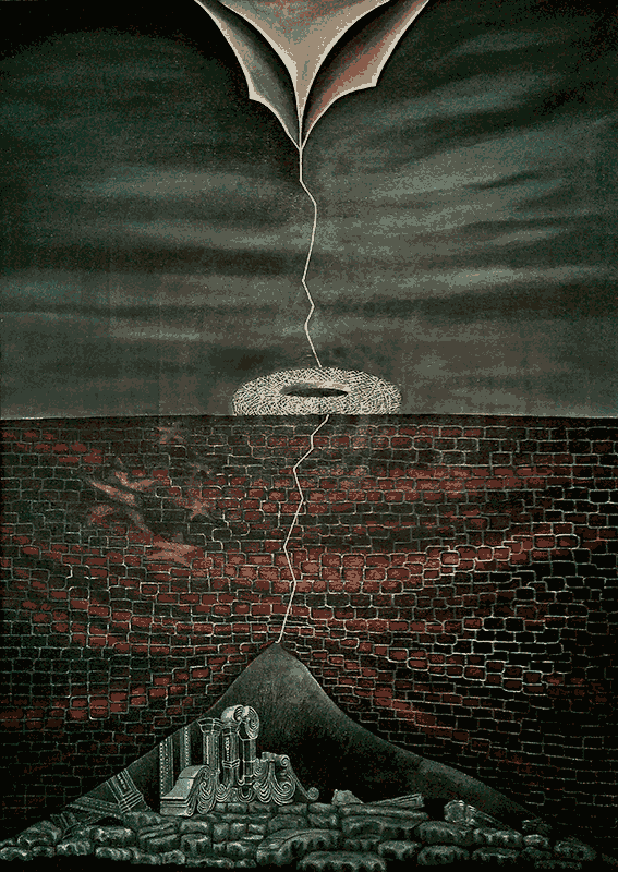 Echo of Time  30” x 36” x 1.5”  Acrylic On Canvas