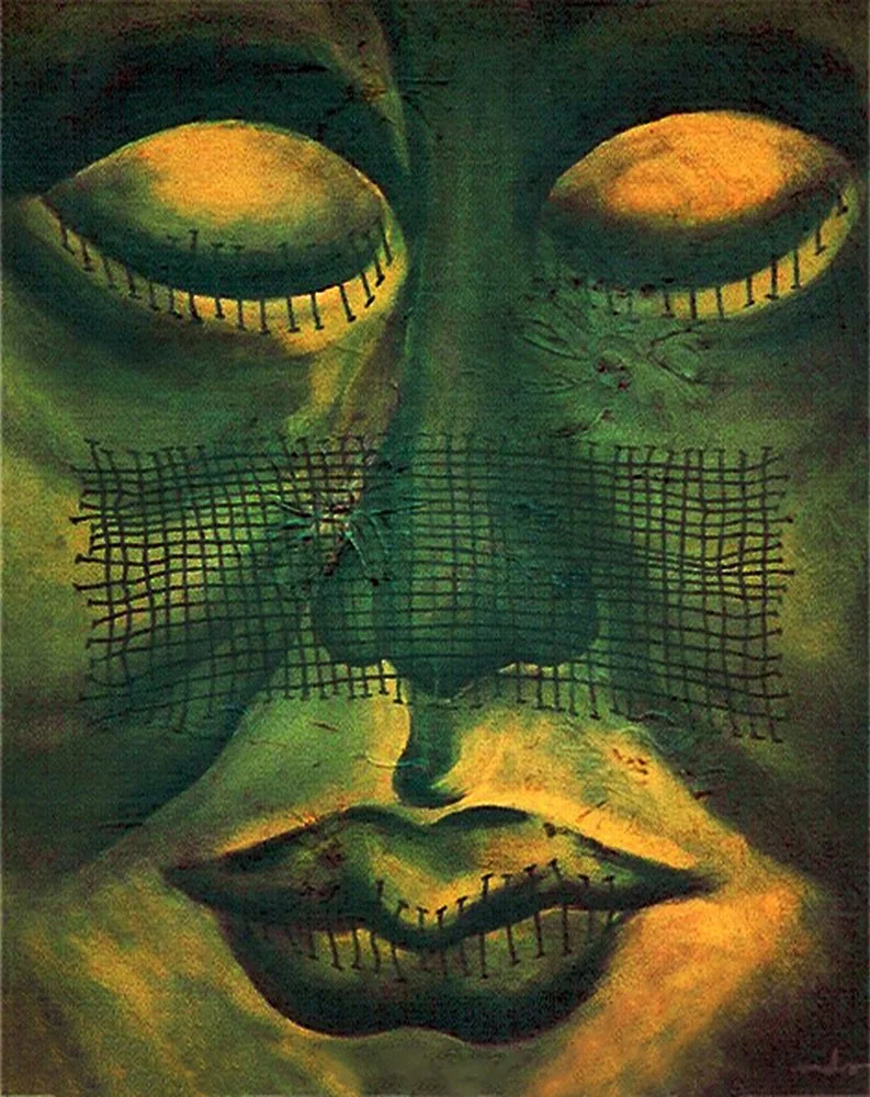 Untitled No. 5 
9" x 12" x 1.5" 
Oil on Canvas