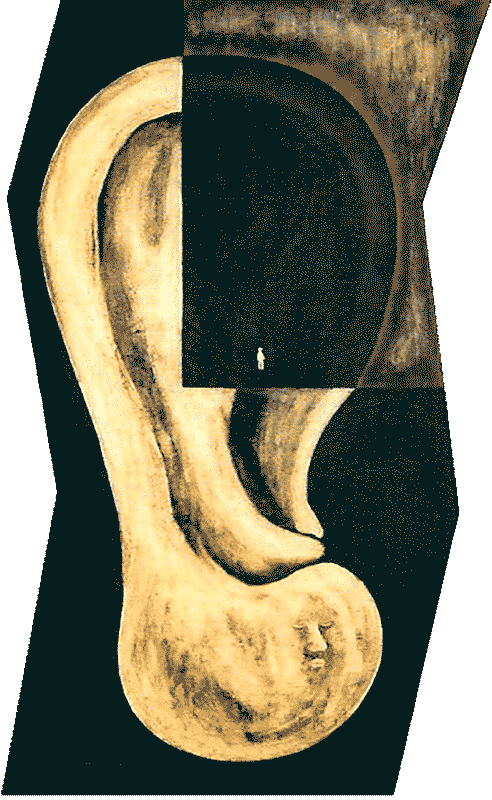 Amnesia [SOLD] 
36" x 65" x 2 
Oil On Non-conventional Burlap