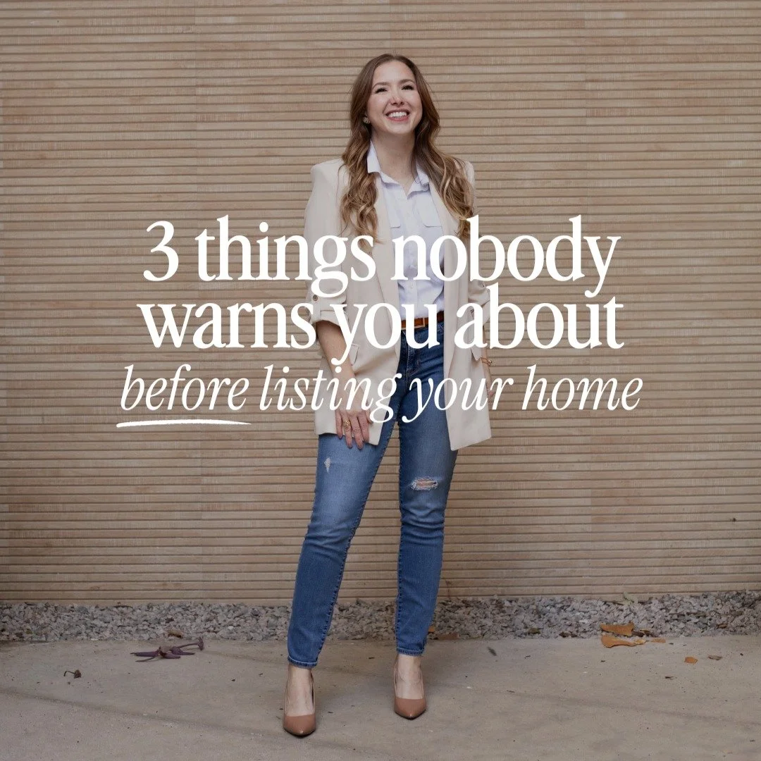 Most people think selling starts when the sign goes up.

In reality, it starts way earlier... with prep, pricing, and how the home is positioned before buyers ever step inside.

A few things I see catch sellers in Austin off guard:
&bull; How much do