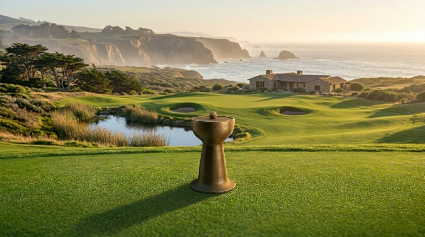 The Soil Maker™ on an elite golf course at golden hour