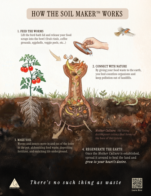 The Soil Maker in the garden