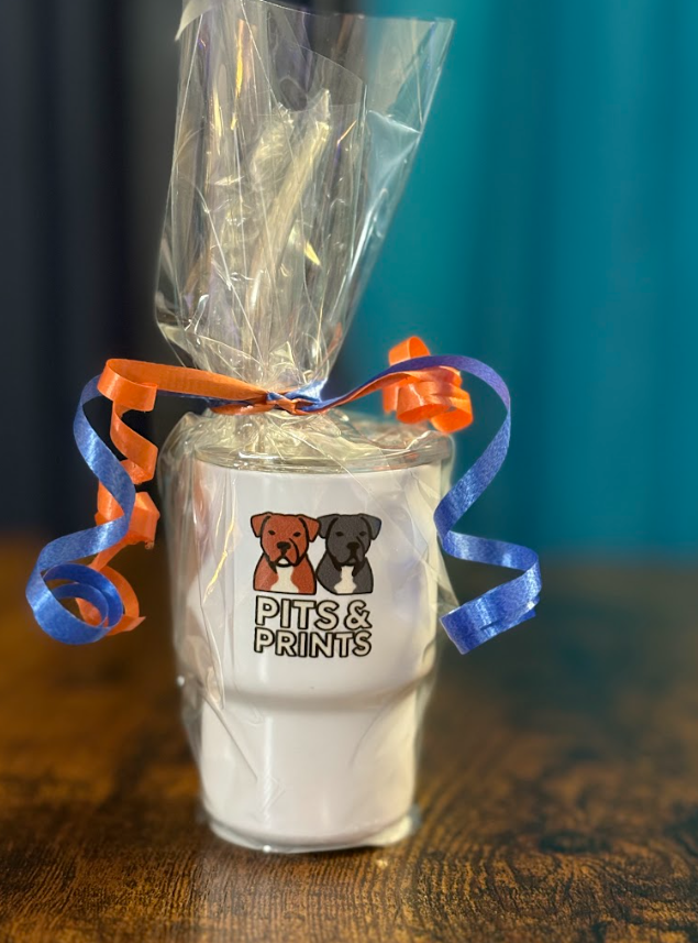 Mini Pits & Prints Tumbler with Straw