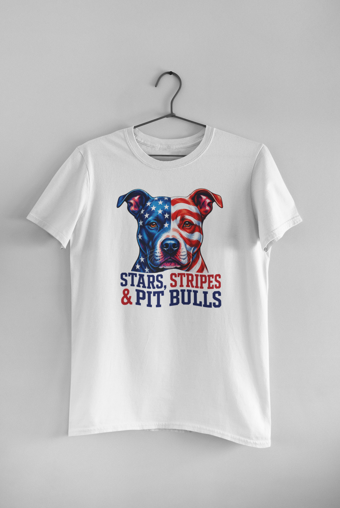 Stars, Stripes & Pit Bulls T-Shirt