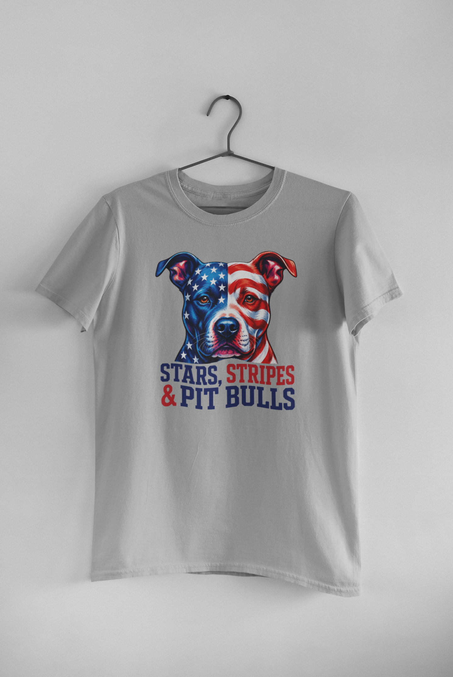 Stars, Stripes & Pit Bulls T-Shirt