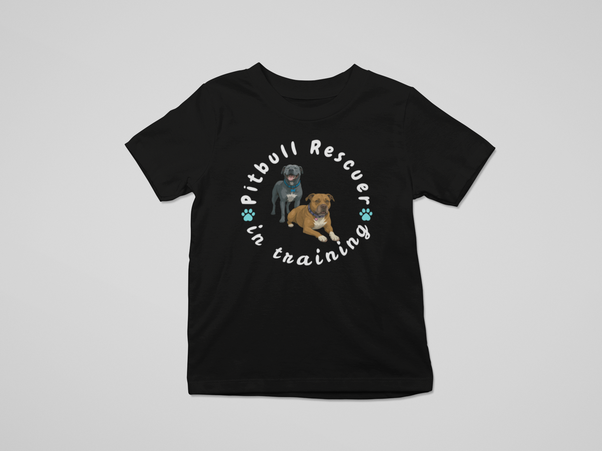 Pit Bull Rescuer In Training Kids T-Shirt