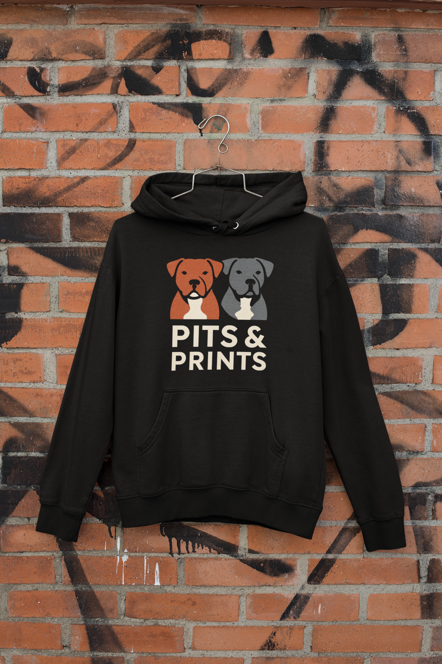 Pits & Prints Hooded Sweatshirt