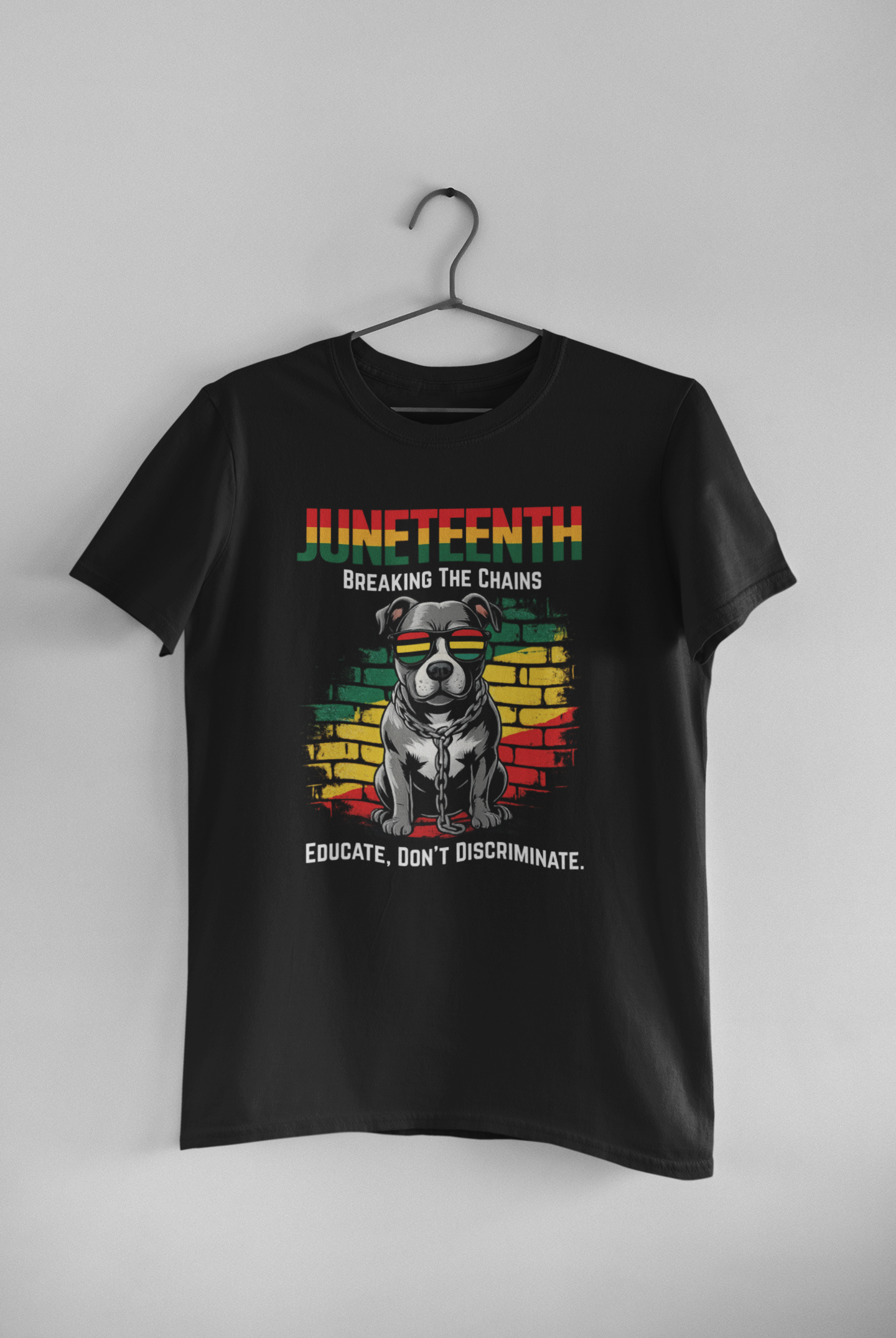 Juneteenth: Educate Don't Discriminate T-Shirt