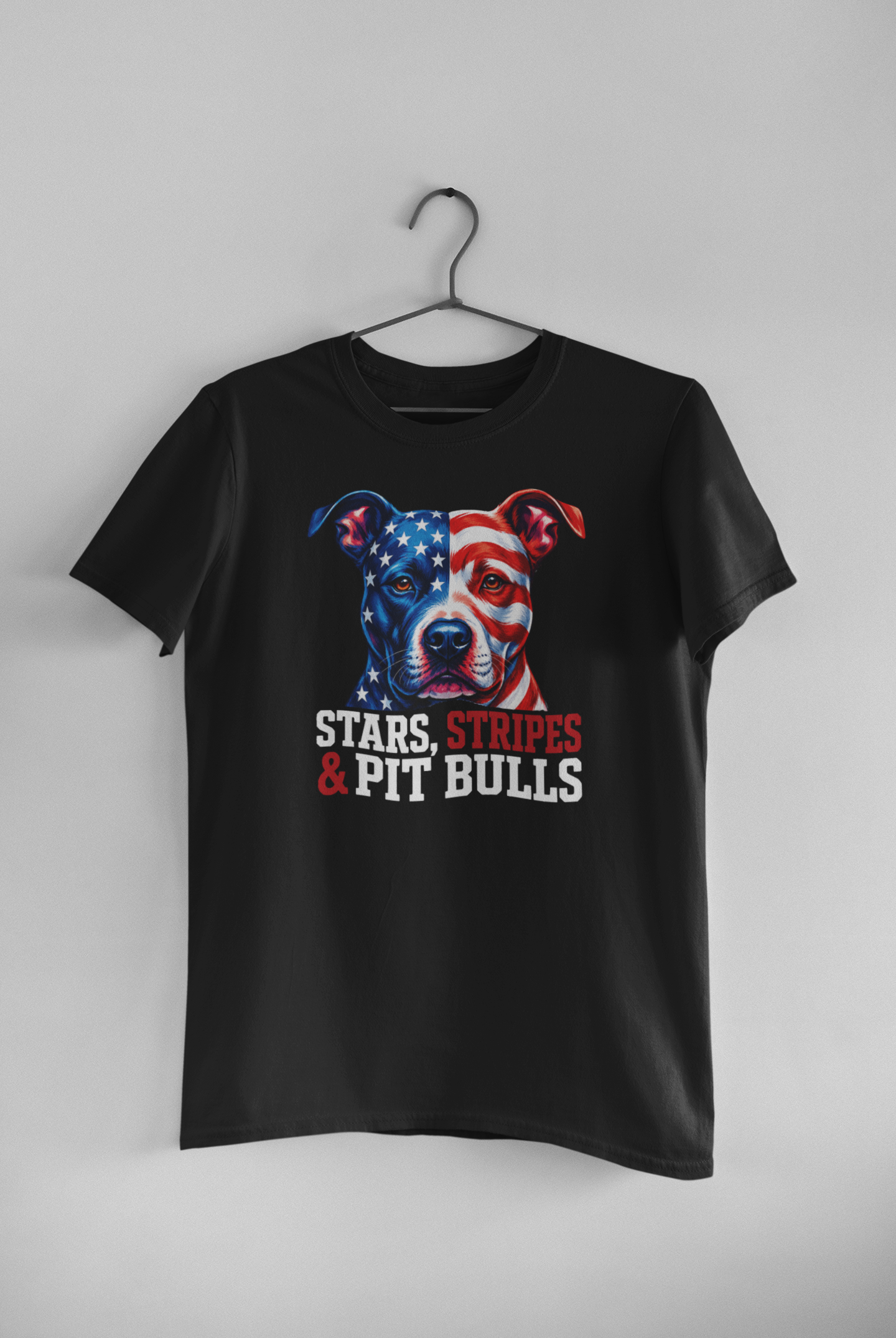Stars, Stripes & Pit Bulls T-Shirt