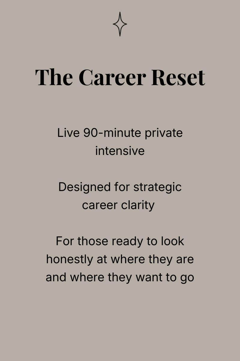 The Career Reset