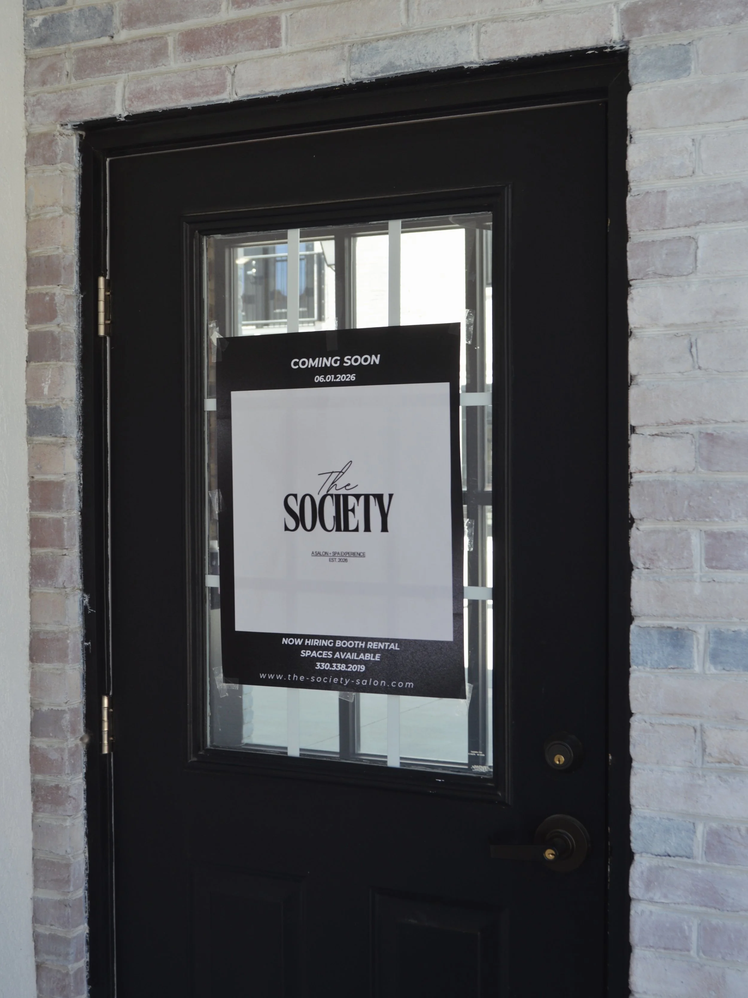 TODAY IS THE DAY! 🍾 We&rsquo;re officially opening the doors to Society Salon &amp; Spa, and we couldn&rsquo;t be more excited to welcome you inside. Here&rsquo;s a little sneak peek of our beautiful new space&mdash;we&rsquo;ve poured so much love i