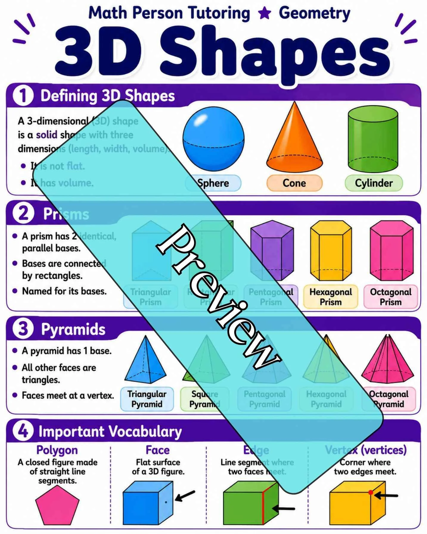 3D Shapes Made Easy