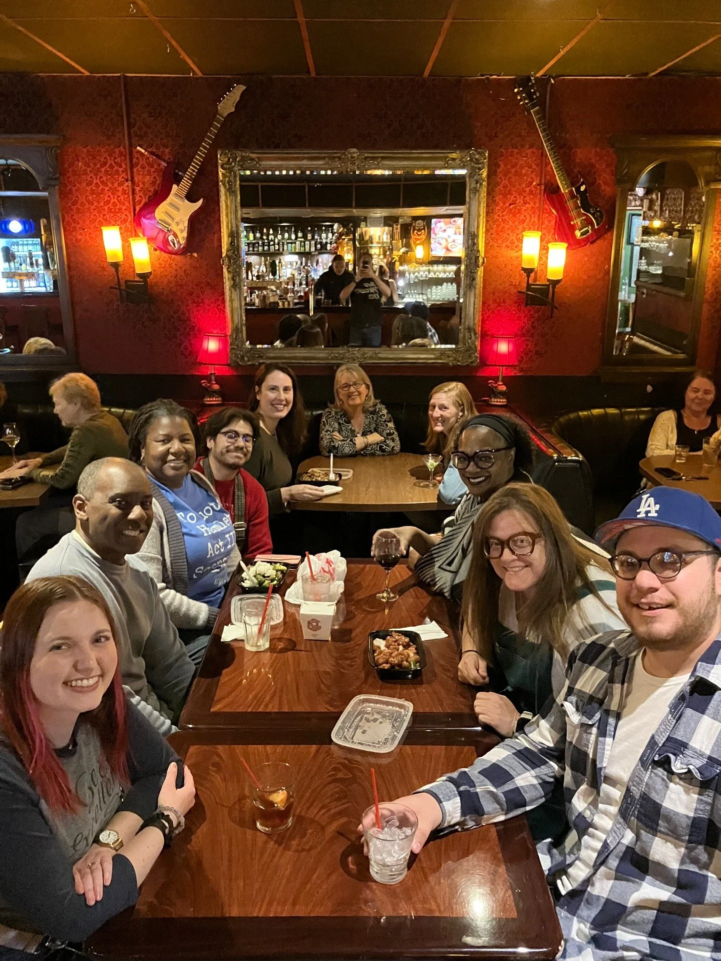 Great drinks, better company, and Pastor Julie's signature pool table yoga 🎱 (she's not passed out, she's just vertically challenged and fully committed to making that shot). Another Brew Church hangout in the books! We love this community (and our 